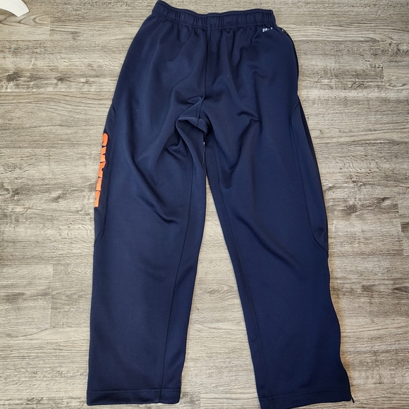 Chicago Bears Nike Official NFL Shield Logo Navy Dri Fit Onfield Pants Size M - Picture 2 of 13